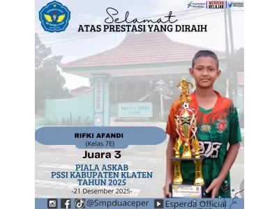Juara 3 Rifki ASKAB